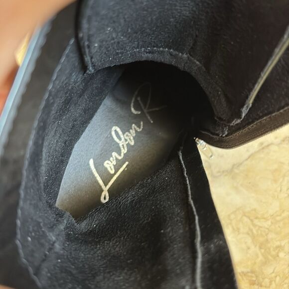 London Rag Molsh Faux Leather Ankle  Chunky Biker Boots - Picture 13 of 14